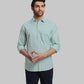 ColorPlus Regular Fit Striped Medium Red Shirt