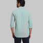 ColorPlus Regular Fit Striped Medium Red Shirt