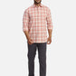 ColorPlus Regular Fit Checkered Medium Violet Shirt