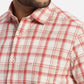 ColorPlus Regular Fit Checkered Medium Violet Shirt