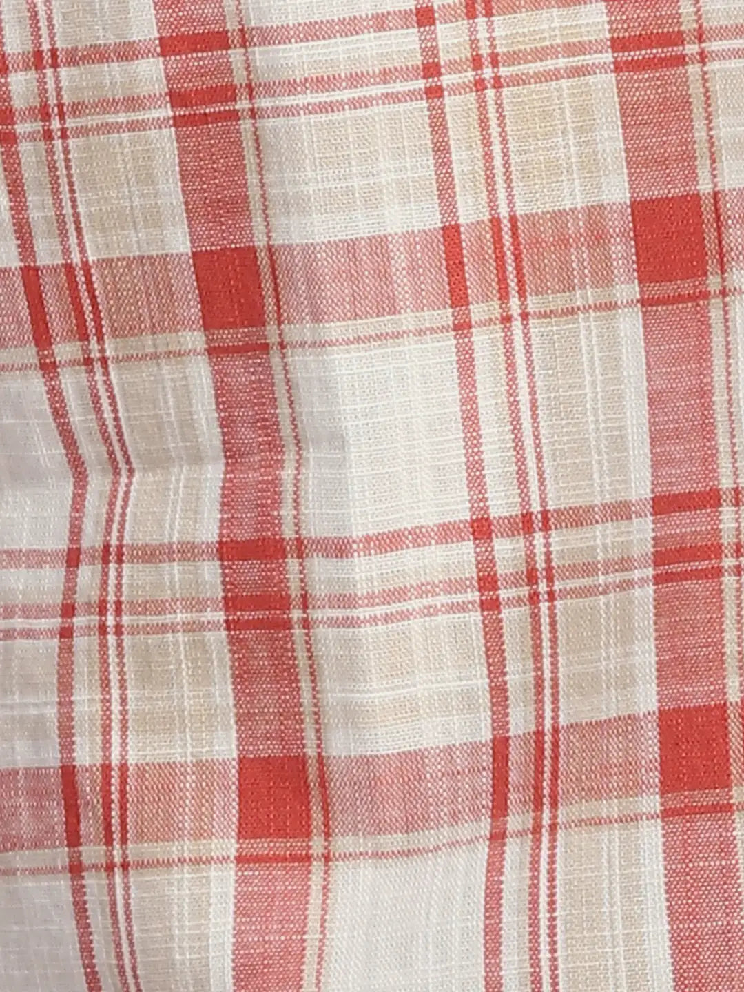 ColorPlus Regular Fit Checkered Medium Violet Shirt