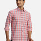 ColorPlus Regular Fit Printed Medium Green Shirt