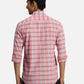 ColorPlus Regular Fit Printed Medium Green Shirt