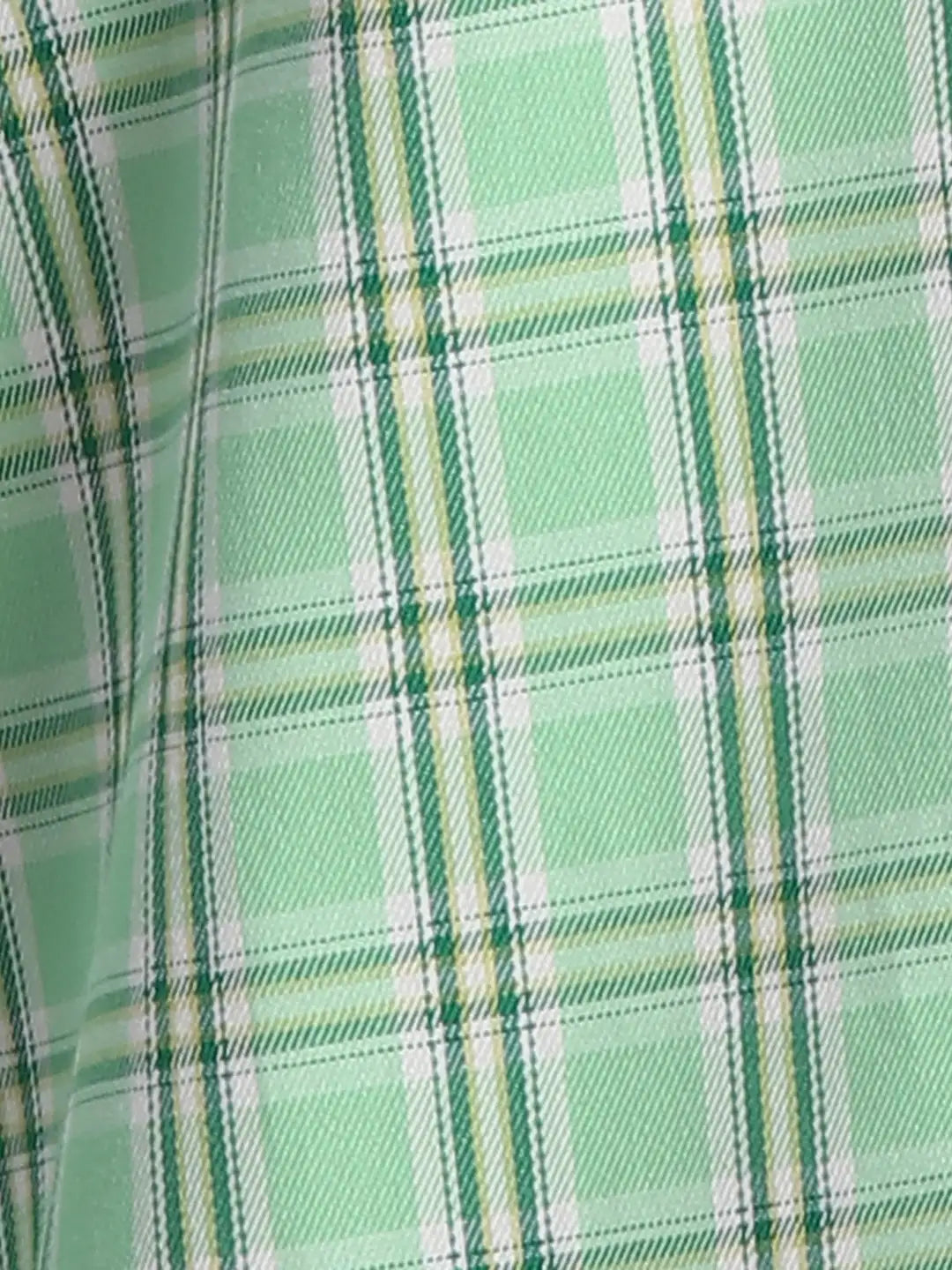 ColorPlus Regular Fit Checkered Medium Red Shirt