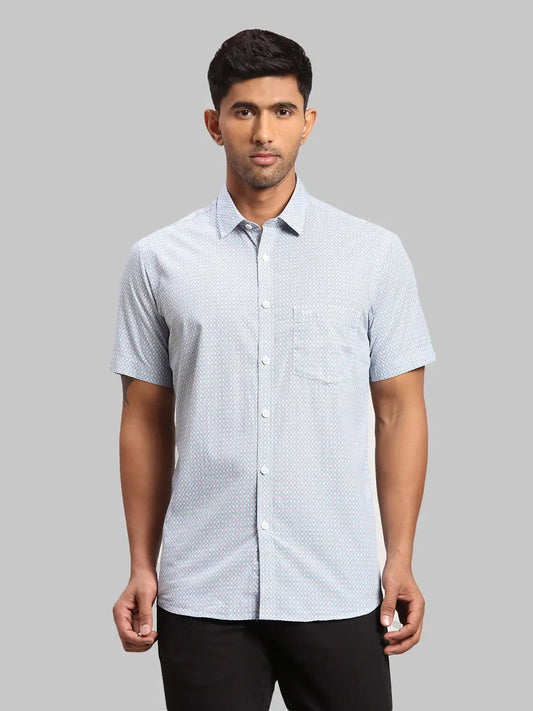 Men Tailored Fit Medium Red Shirt