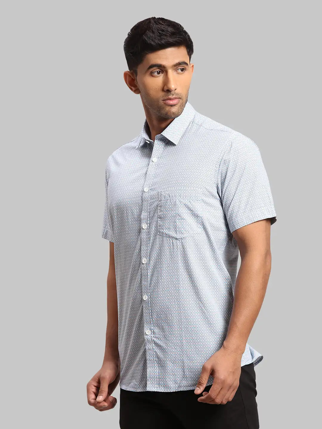Men Tailored Fit Medium Red Shirt