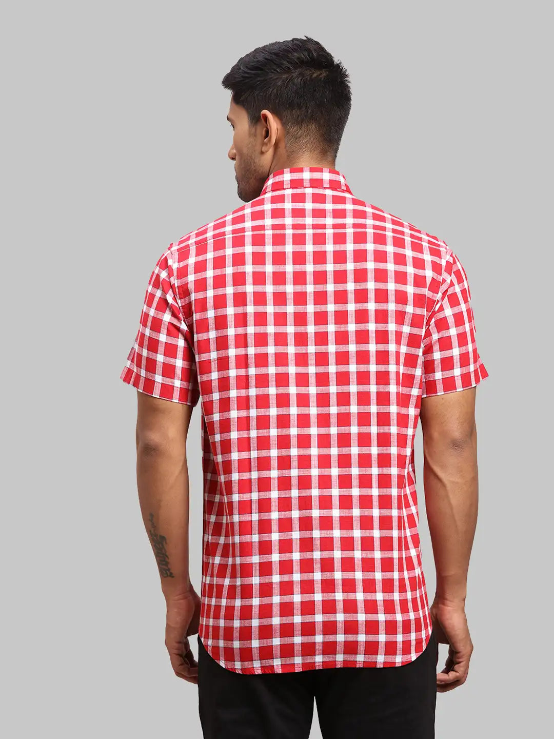 Men Tailored Fit Navy Shirt