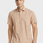 Men Regular Fit Light Grey Chinos