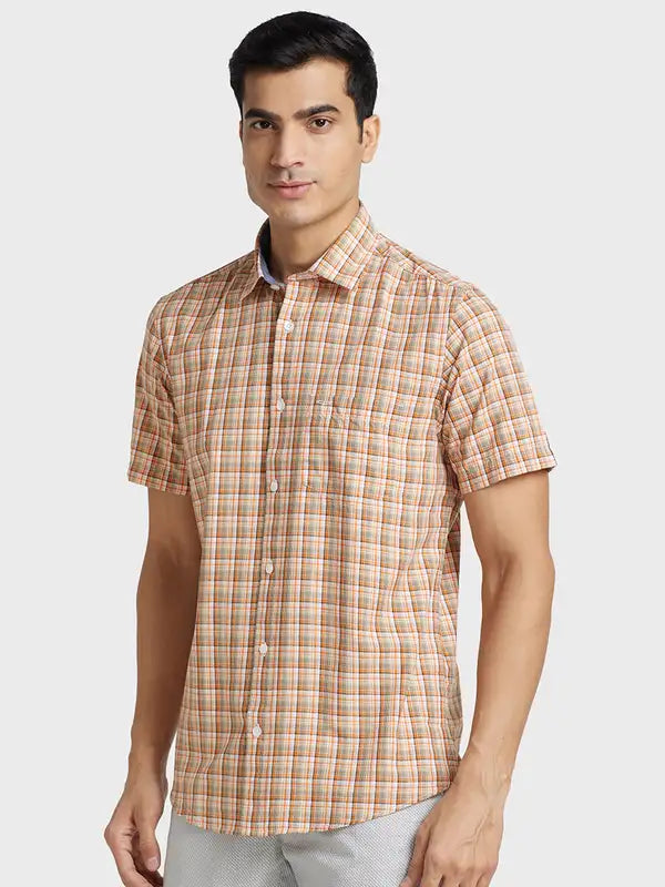 Men Regular Fit Light Grey Chinos