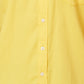 Men Tailored Fit Yellow Shirt