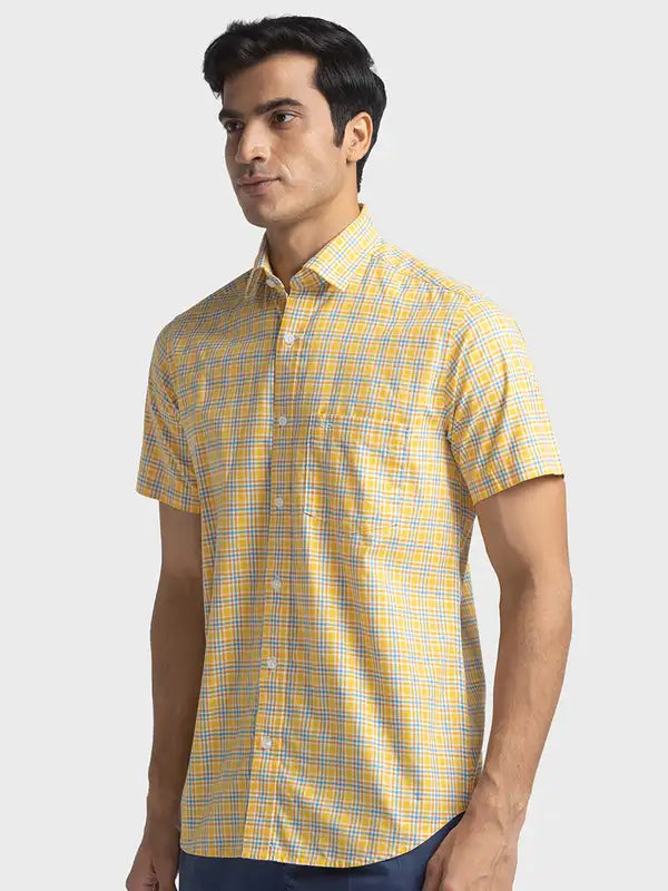 Men Tailored Fit Blue Shirt