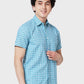 Men Tailored Fit Yellow Shirt