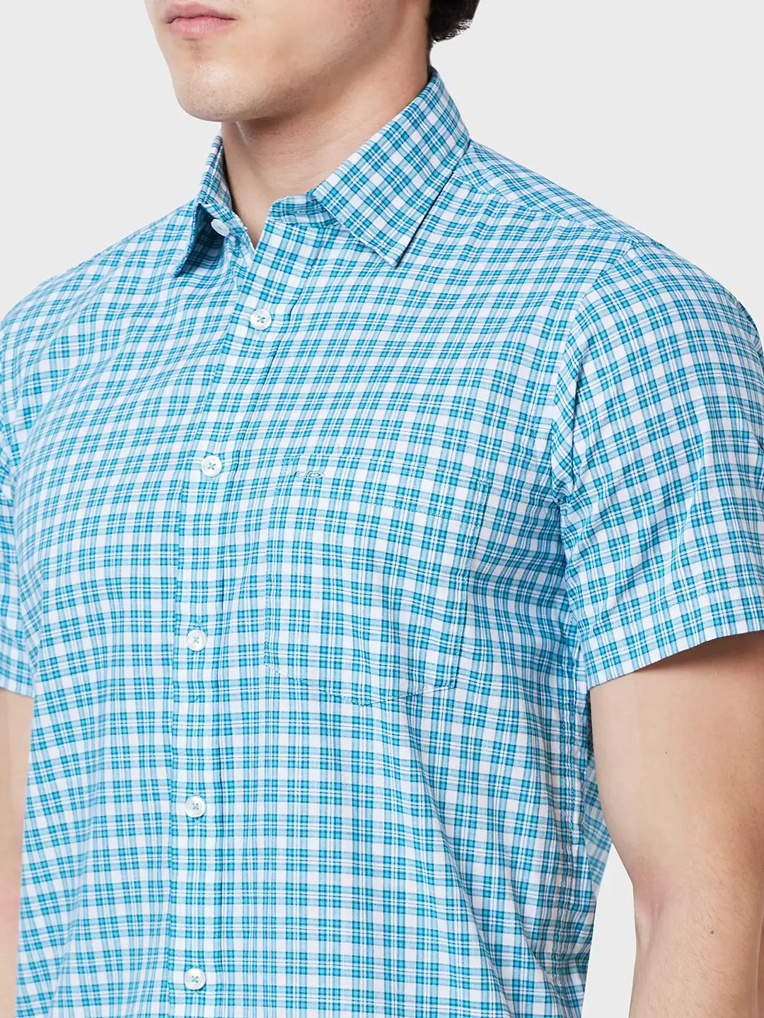 Men Tailored Fit Yellow Shirt