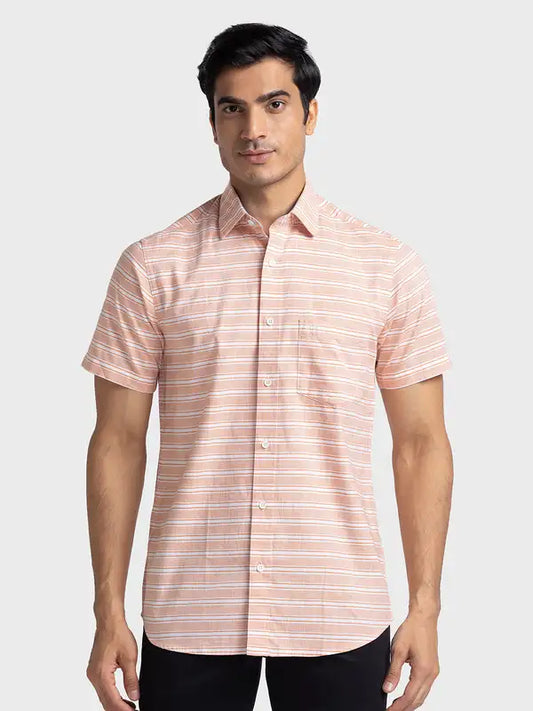Men Tailored Fit Blue Shirt