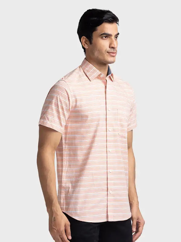 Men Tailored Fit Blue Shirt