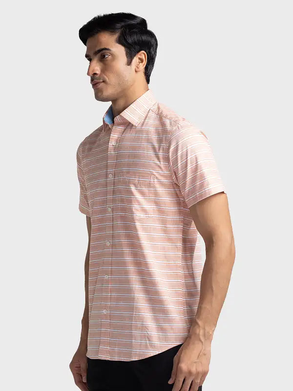Men Tailored Fit Blue Shirt