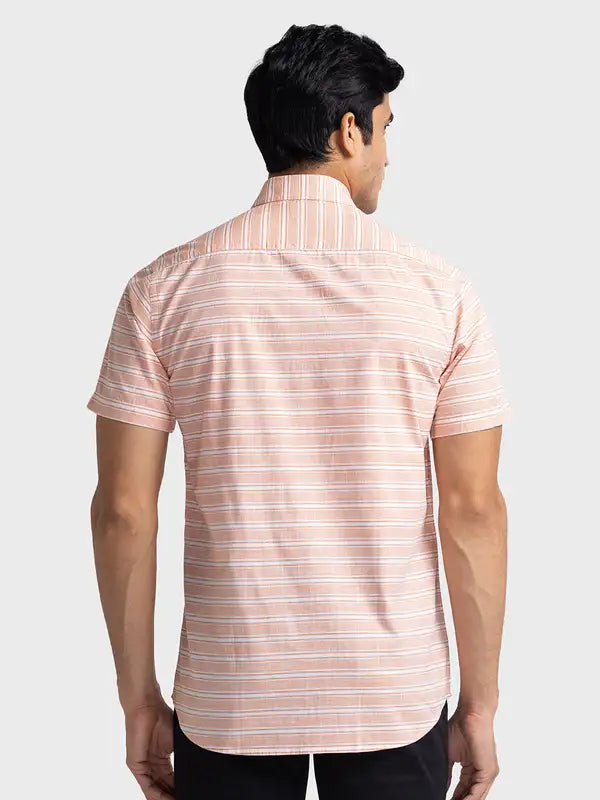 Men Tailored Fit Blue Shirt