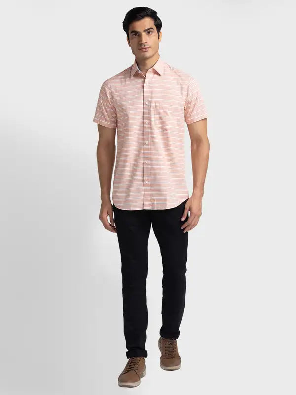 Men Tailored Fit Blue Shirt