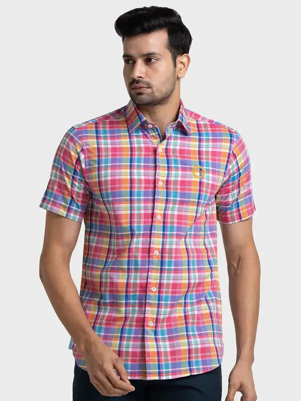 Men Tailored Fit Light Blue Shirt