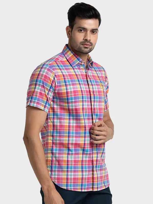 Men Tailored Fit Light Blue Shirt