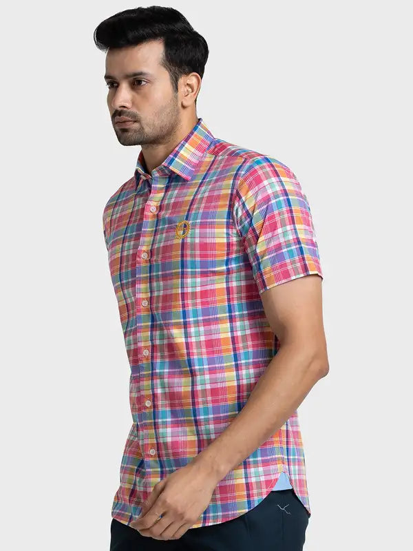 Men Tailored Fit Light Blue Shirt