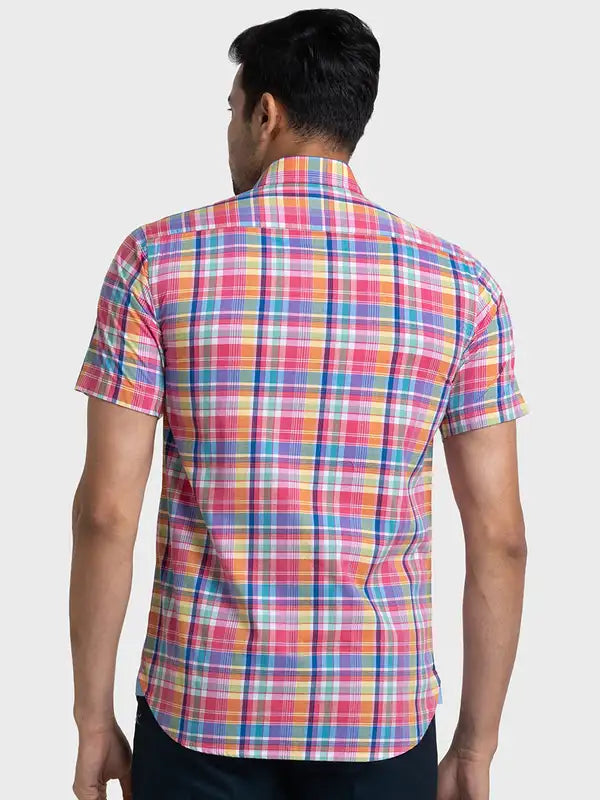 Men Tailored Fit Light Blue Shirt