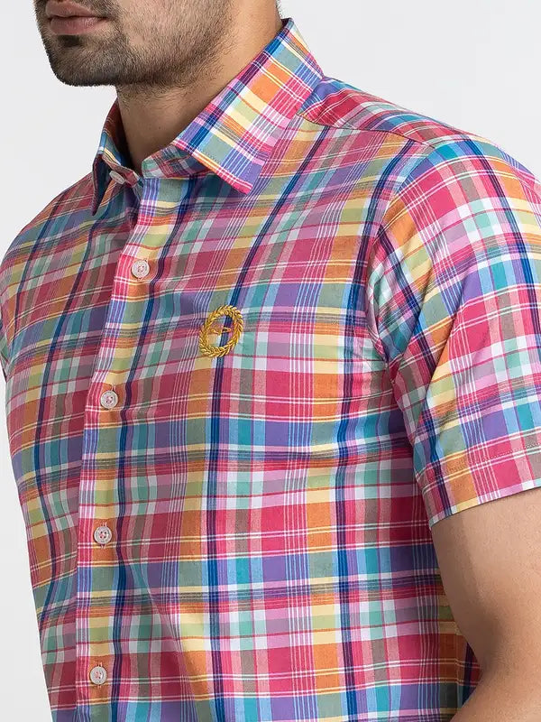 Men Tailored Fit Light Blue Shirt
