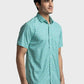 Men Tailored Fit Light Blue Shirt