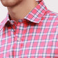 Colorplus Men Grey Print Tailored Fit Cotton Half Sleeve Shirts