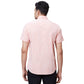 Men Grey Tailored Fit Solid Cotton Half Sleeve Shirts