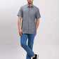 Men Fawn Custom Fit Solid Piece Dyed Cotton Trouser