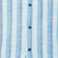 ColorPlus Men Red Stripe Regular Fit Cotton Half Sleeve Shirt