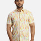 ColorPlus Regular Fit Printed Black Shirt