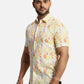 ColorPlus Regular Fit Printed Black Shirt