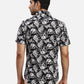 ColorPlus Regular Fit Printed Black Shirt