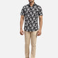 ColorPlus Regular Fit Printed Black Shirt