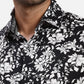 ColorPlus Regular Fit Printed Black Shirt