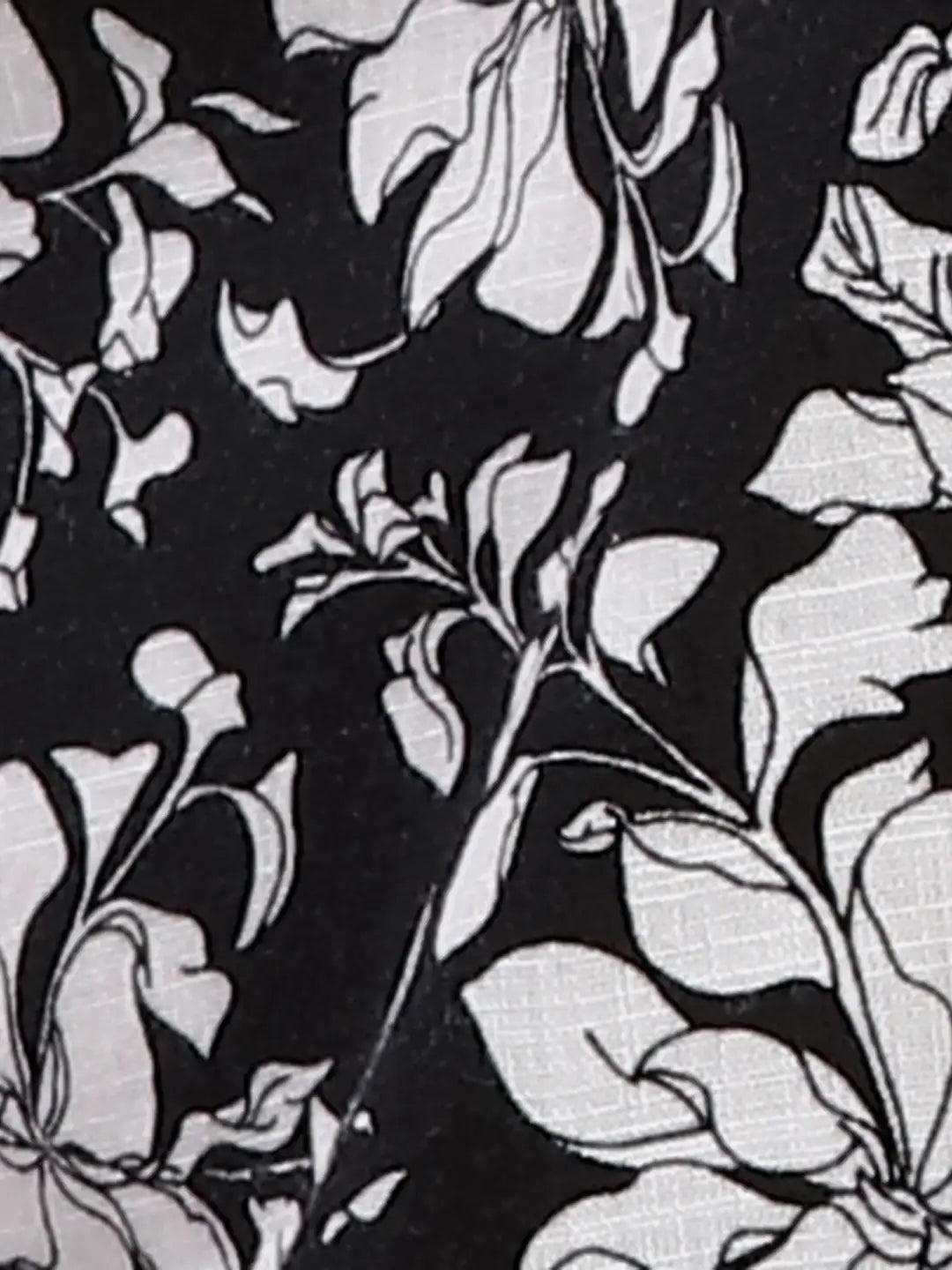 ColorPlus Regular Fit Printed Black Shirt