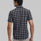ColorPlus Regular Fit Checkered Dark Grey Shirt