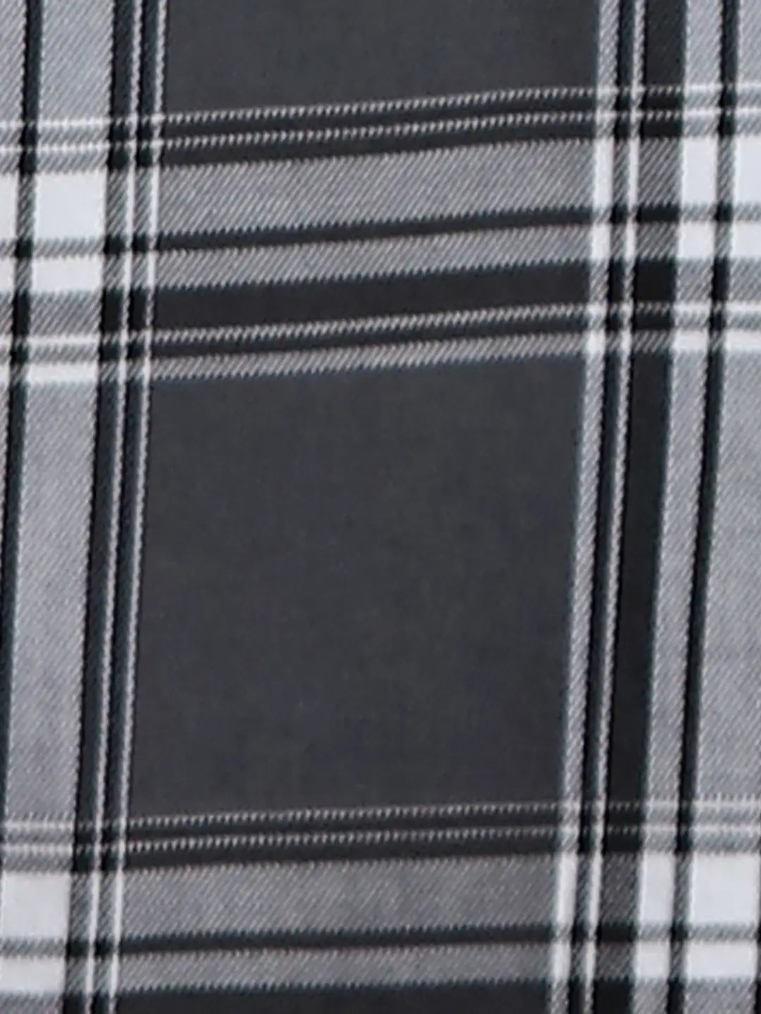 ColorPlus Regular Fit Striped Dark Grey Shirt