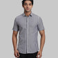 ColorPlus Regular Fit Striped Black Shirt