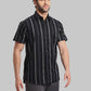 ColorPlus Regular Fit Striped White Shirt