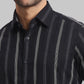 ColorPlus Regular Fit Striped White Shirt