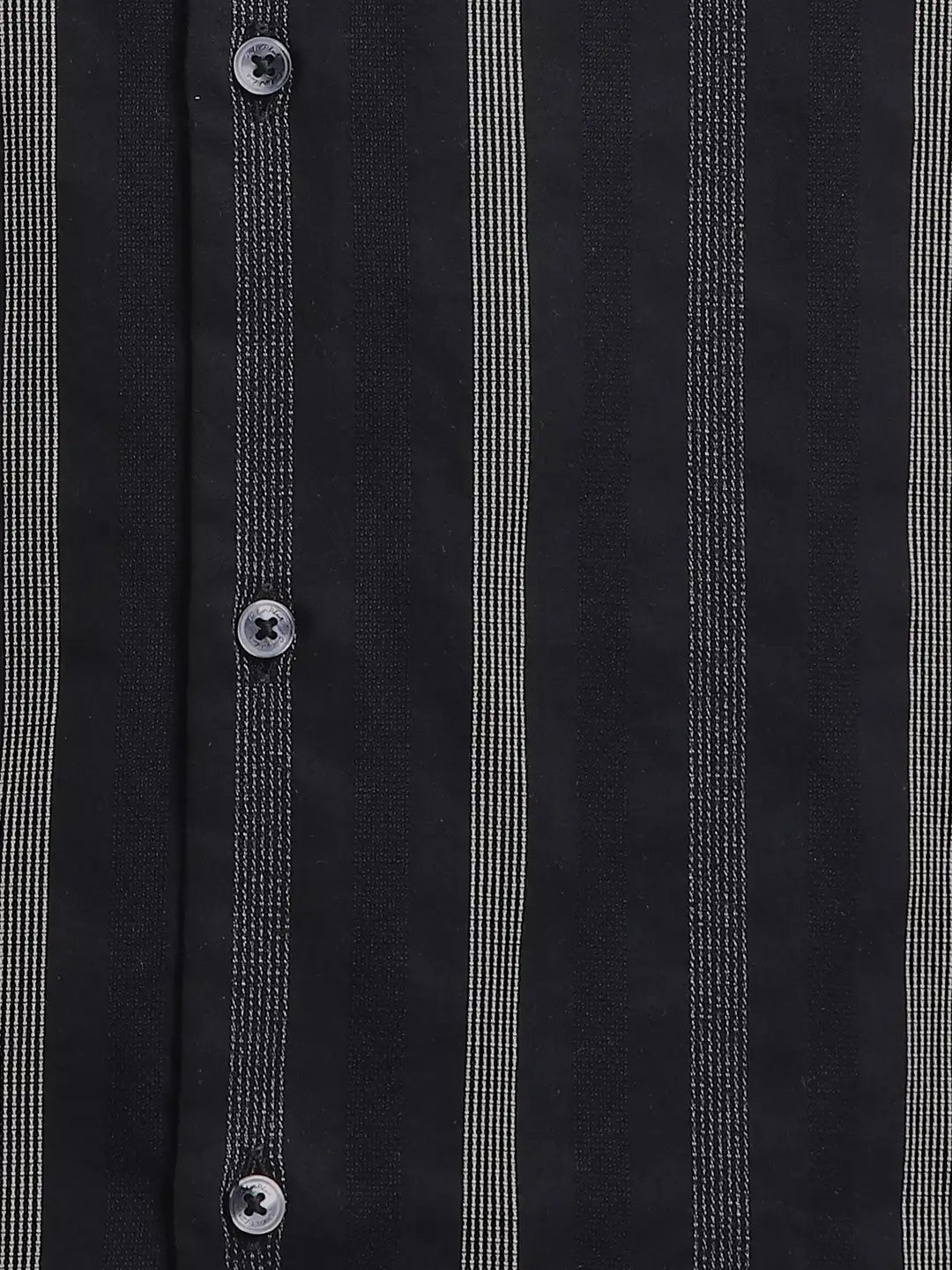 ColorPlus Regular Fit Striped White Shirt