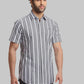 ColorPlus Regular Fit Checkered Medium Orange Shirt