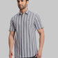 ColorPlus Regular Fit Checkered Medium Orange Shirt