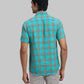 ColorPlus Regular Fit Checkered Medium Orange Shirt