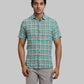 ColorPlus Regular Fit Checkered Dark Brown Shirt