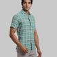 ColorPlus Regular Fit Checkered Dark Brown Shirt