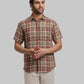 ColorPlus Regular Fit Striped White Shirt